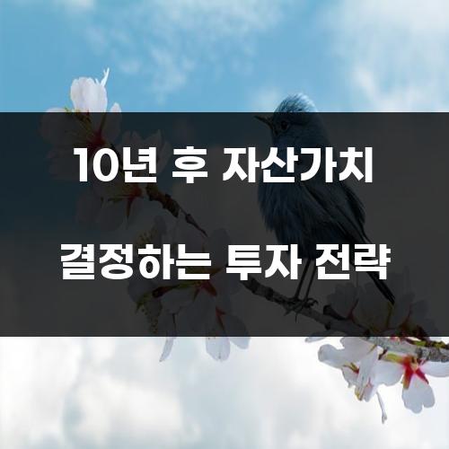 10년 후 자산가치 결정하는 투자 전략